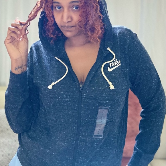 Plus Size Sportswear Gym Vintage Hoodie - Picture 2 of 3